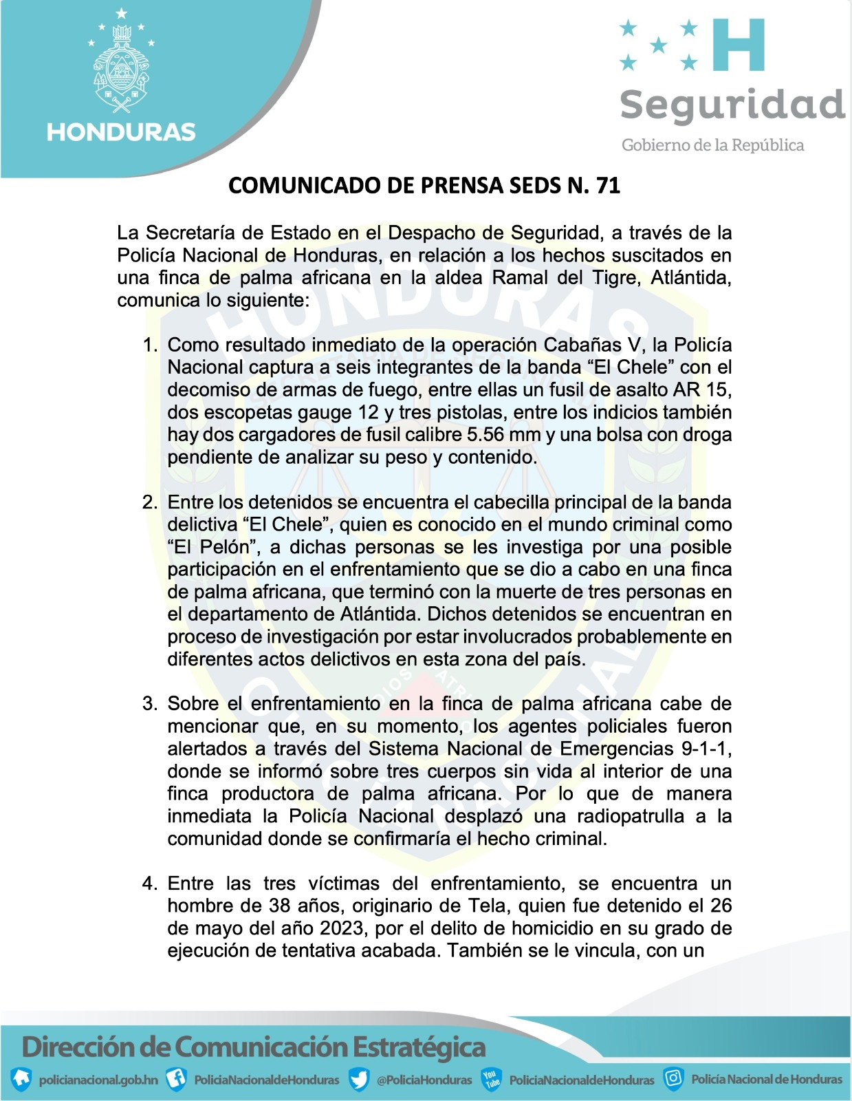 COMUNICADO-71-01