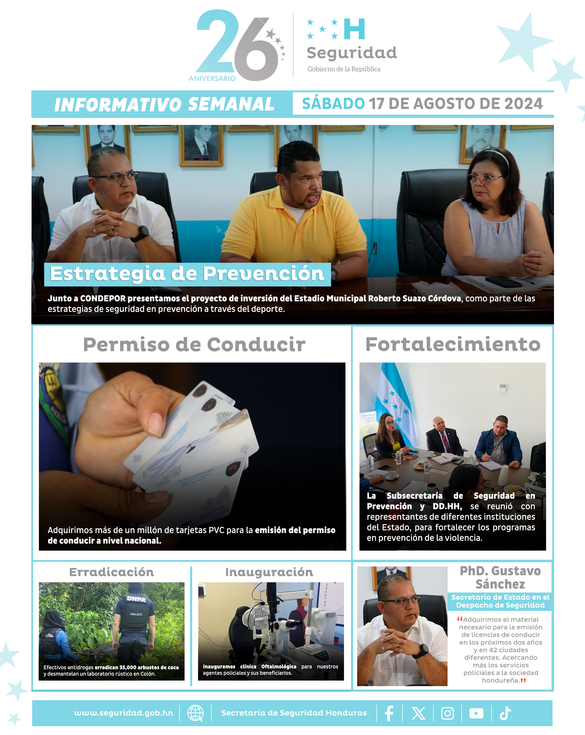 INFORMATIVO 17 DE AGOSTO 2024